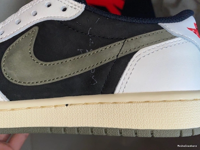 MaikeSneakers 1 Travis Low OG WMNS Air Olive DZ4137-106 Scott x Jordan 0717